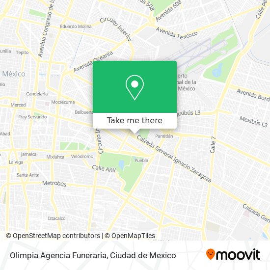 Mapa de Olimpia Agencia Funeraria