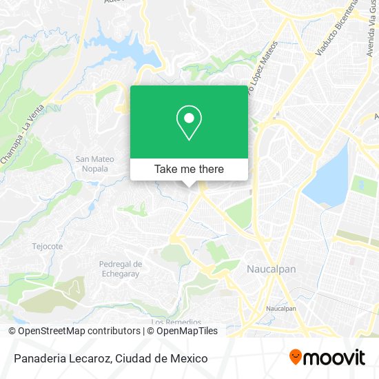 Mapa de Panaderia Lecaroz