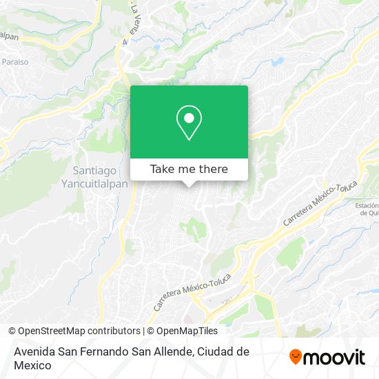 Mapa de Avenida San Fernando San Allende