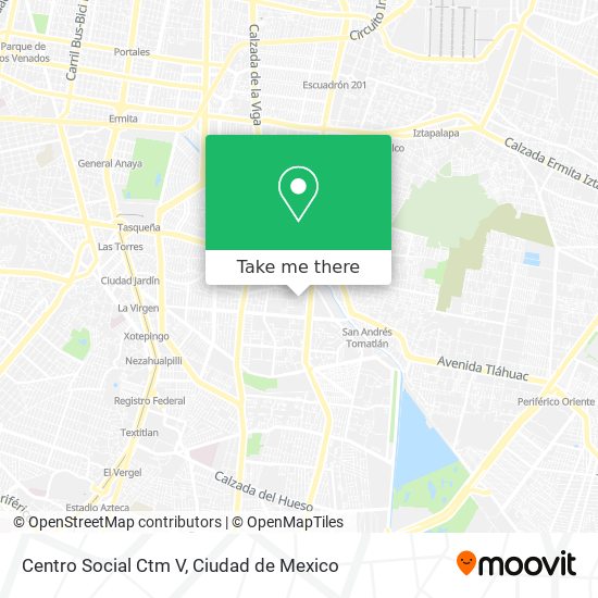 Mapa de Centro Social Ctm V