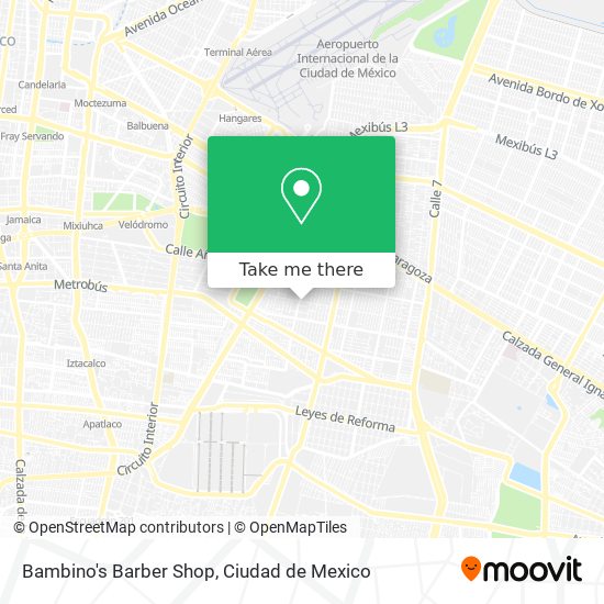 Mapa de Bambino's Barber Shop