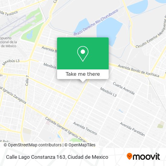 Mapa de Calle Lago Constanza 163