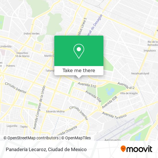 Panadería Lecaroz map