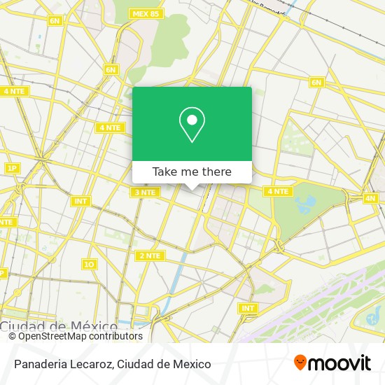 Mapa de Panaderia Lecaroz