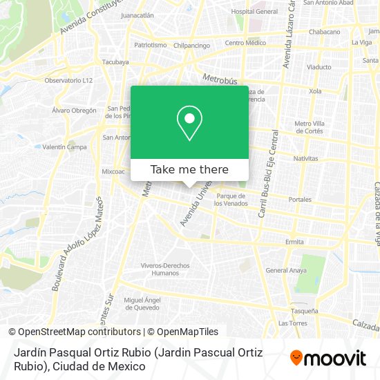 Jardín Pasqual Ortiz Rubio (Jardin Pascual Ortiz Rubio) map