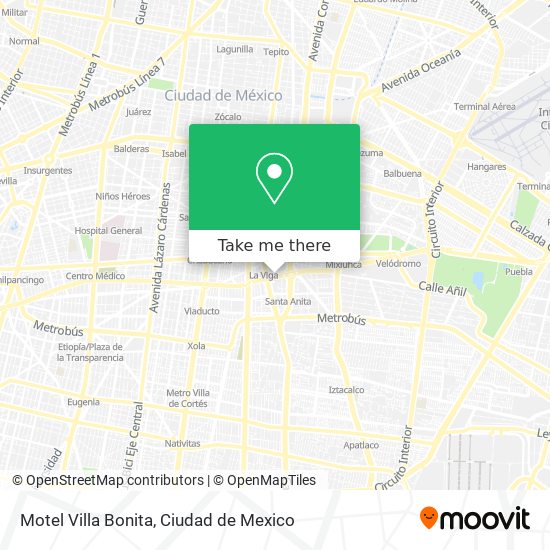Motel Villa Bonita map