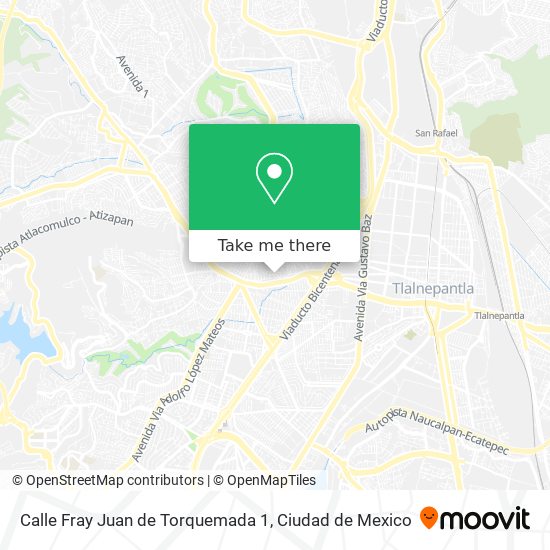 Calle Fray Juan de Torquemada 1 map