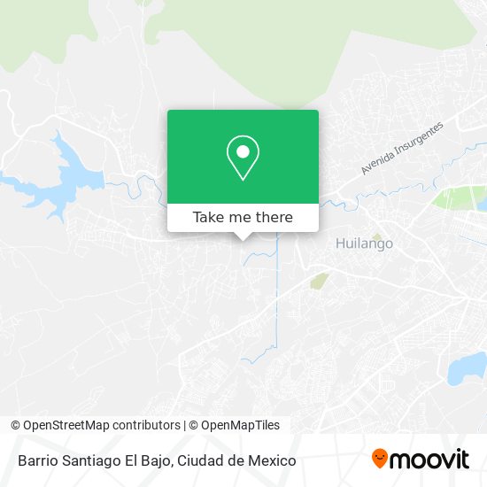 Mapa de Barrio Santiago El Bajo