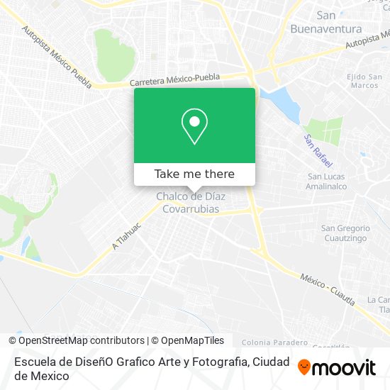 Escuela de DiseñO Grafico Arte y Fotografia map