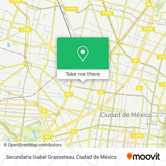 Secundaria Isabel Grasseteau map