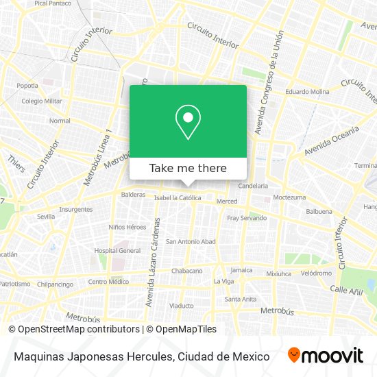 Maquinas Japonesas Hercules map