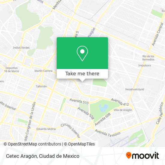 Cetec Aragón map