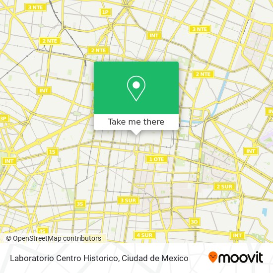 Mapa de Laboratorio Centro Historico