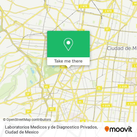 Laboratorios Medicos y de Diagnostico Privados map