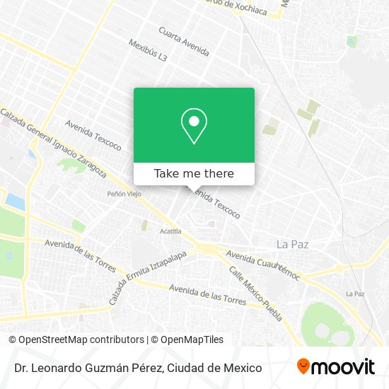 Dr. Leonardo Guzmán Pérez map