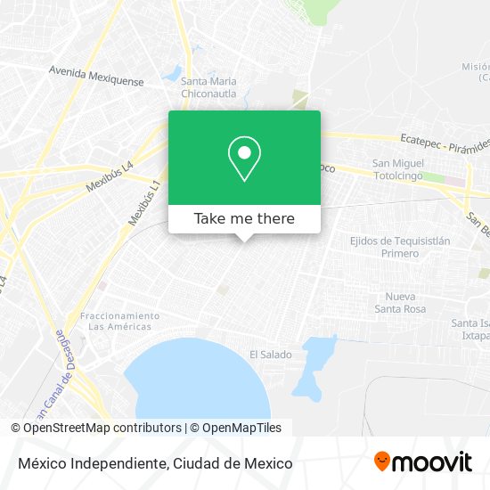 Mapa de México Independiente