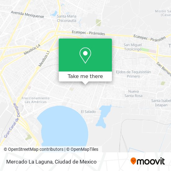 Mercado La Laguna map
