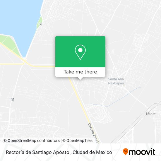 Rectoría de Santiago Apóstol map