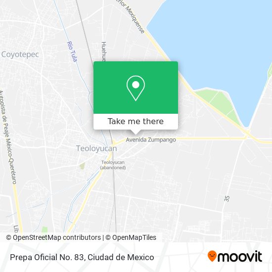 Prepa Oficial No. 83 map