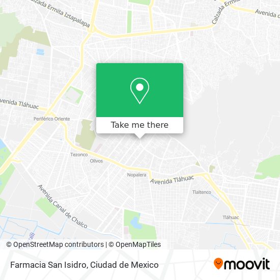 Mapa de Farmacia San Isidro