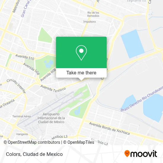 Colors map