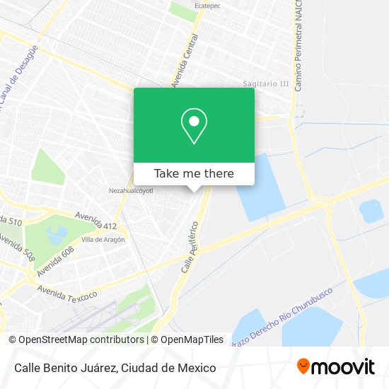 Calle Benito Juárez map