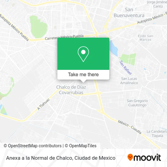 Anexa a la Normal de Chalco map