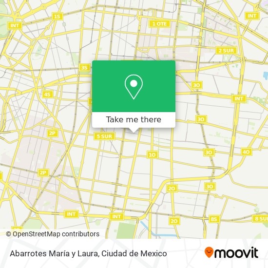 Mapa de Abarrotes María y Laura