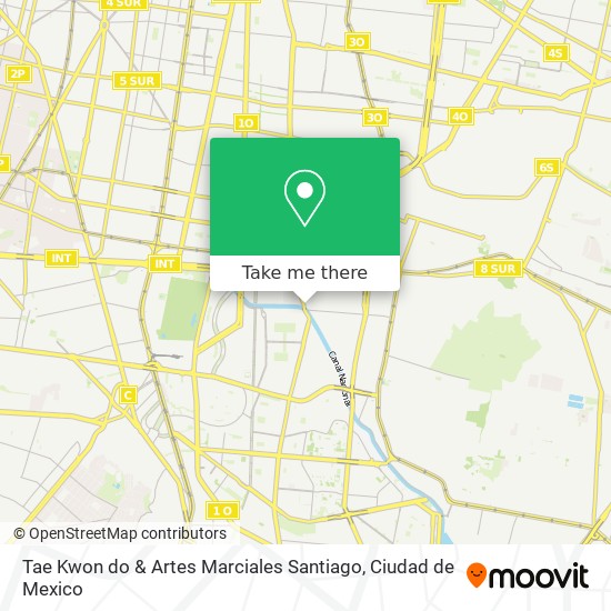 Mapa de Tae Kwon do & Artes Marciales Santiago