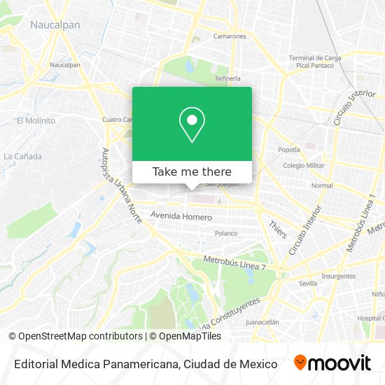 Editorial Medica Panamericana map