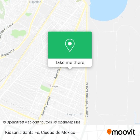 Kidsania Santa Fe map
