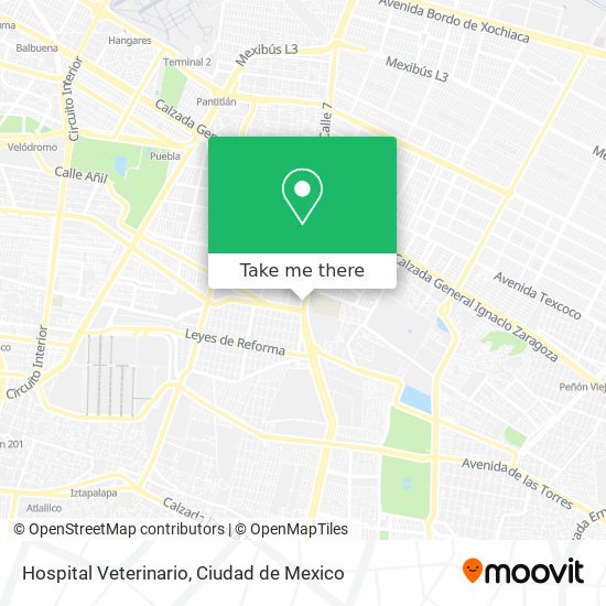 Mapa de Hospital Veterinario