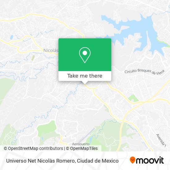 Universo Net Nicolàs Romero map