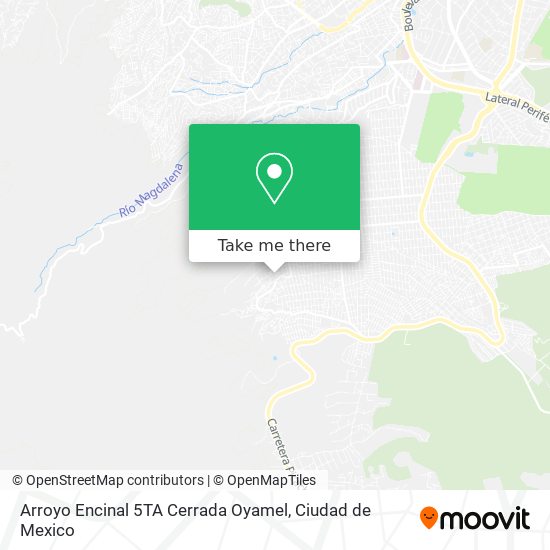 Mapa de Arroyo Encinal 5TA Cerrada Oyamel