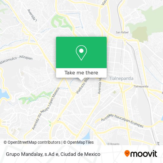 Mapa de Grupo Mandalay, s.Ad e