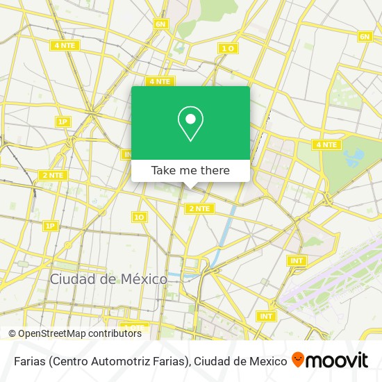 Mapa de Farias (Centro Automotriz Farias)