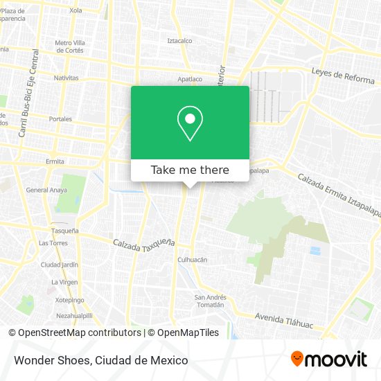 Mapa de Wonder Shoes