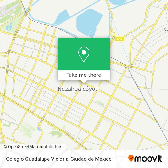 Mapa de Colegio Guadalupe Vicioria