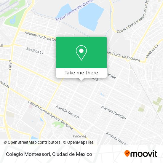 Colegio Montessori map