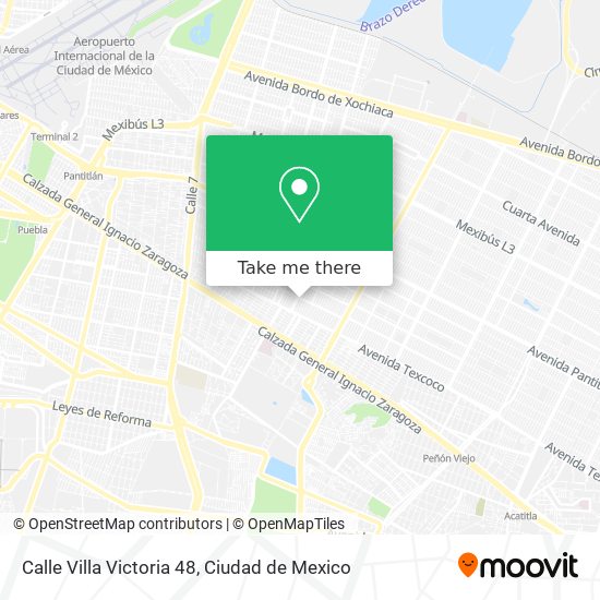 Mapa de Calle Villa Victoria 48