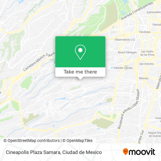 Mapa de Cineapolis Plaza Samara