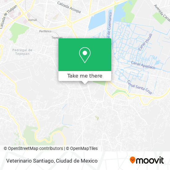 Veterinario Santiago map