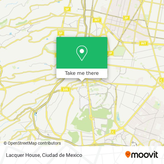 Mapa de Lacquer House