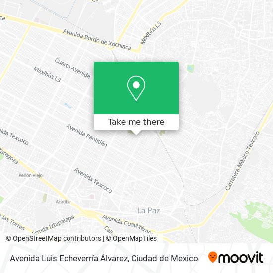 Mapa de Avenida Luis Echeverría Álvarez
