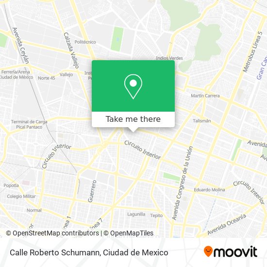 Calle Roberto Schumann map