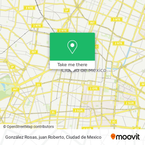 González Rosas, juan Roberto map