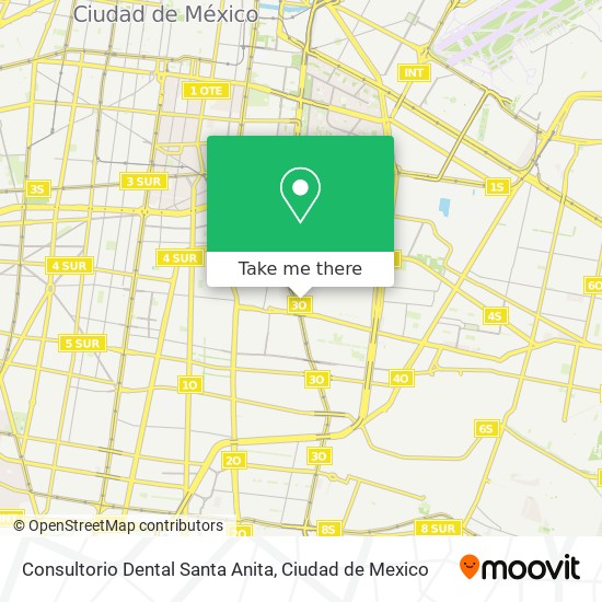 Mapa de Consultorio Dental Santa Anita