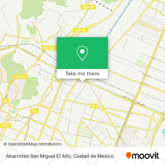 Abarrotes-San Miguel El Alto map