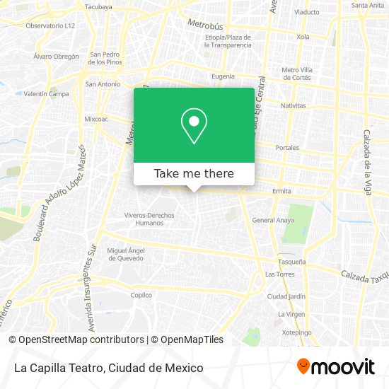 La Capilla Teatro map