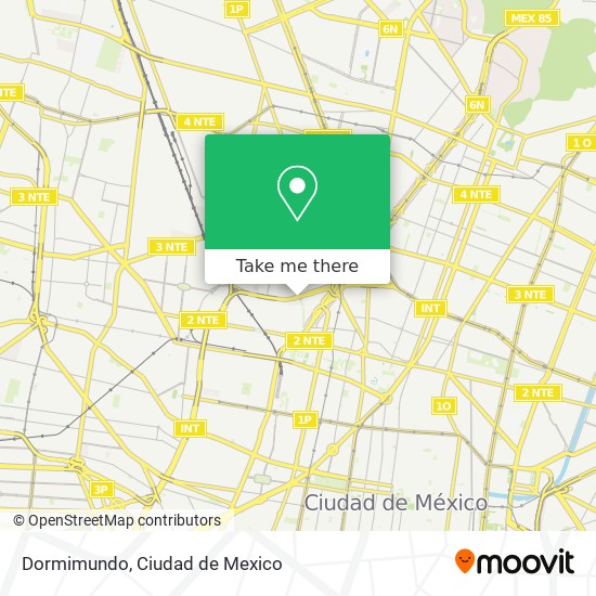 Dormimundo map